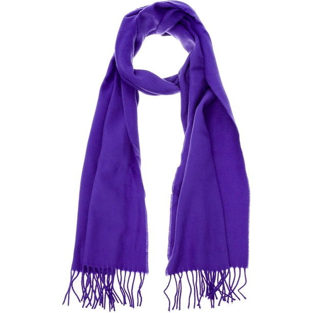 Fashion Women's Dark Purple Warm Soft 100% Cashmere Pashmina Shawl Scarf Wrap 